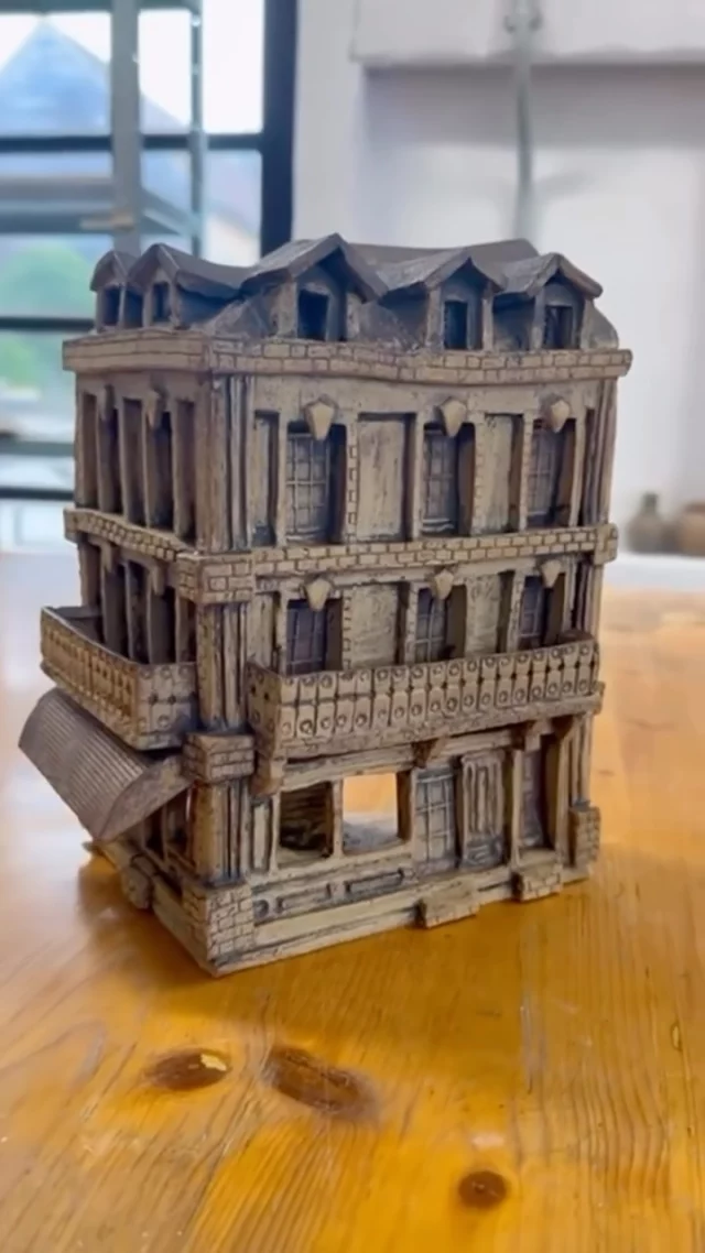 Our Building Buildings Course, led by Tim Fluck returns in November and this Paris café is one of the fabulous buildings made on the previous one.
The results from all participating were fantastic. We had family homes, iconic architecture, garden follies and classic town buildings, reminding people of their travels worldwide. 
Which building would you make? 
Make some space in your diary to build the building of your dreams. Well, a scaled down version at least! 🧱
Building Buildings starts 7th November and runs for 6 consecutive Fridays, 1-4pm. Full details and booking link on our website, theclay.studio - link in bio. 
#ceramics #ceramichouse #ceramichouse #buildingdesign #architecture #architecturelover 
#theclaystudio 
#potteryclasses #pottery-workshop #potterystudio #ceramicsworkshop 
#potterycourse  #ceramicscourse 
#tunbridgewells #eastsussex
