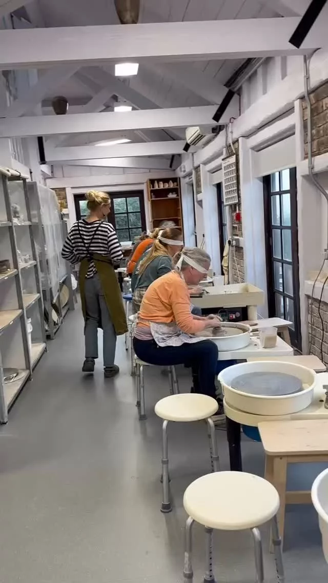 Throwing blindfolded? Yes, we’ve not gone mad. It’s a great way to really tune into your creations on the wheel and learn to work with what you can feel, rather than what you can see. Why not give it a go?