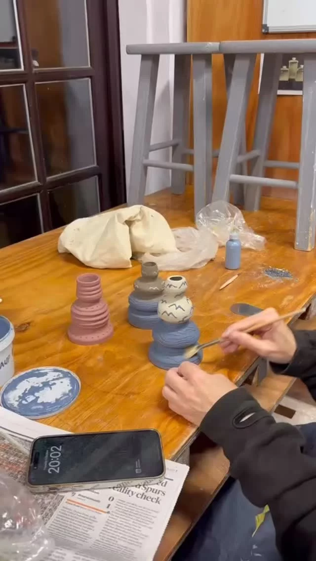 A beautiful finished result for Donna’s candlesticks!