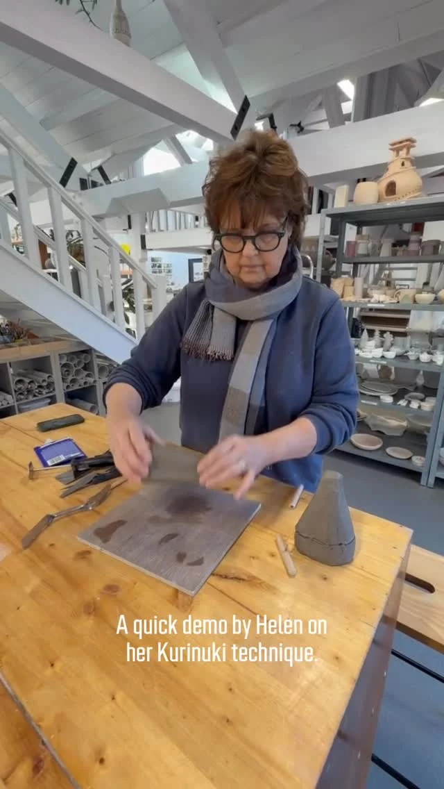 Four spaces just added! 
Kurinuki Workshop: Release the bottles. 
Join us for a fun and relaxing afternoon carving clay on Saturday 6th December, 2.00-5.00pm. 
Helen Ashton @helen.ceramics will guide you through this ancient, meditative technique to carve a vessel from a prepped block of clay. 
Whittle and slice away using a traditional Japanese method to release your own unique little bottle. They are wonderfully characterful forms and each will be completely unique.
It’s a great workshop to do with a partner or friend. The bottles look wonderful in small groups or stand alone displaying a single stem flower or grass. 
Suitable for all abilities, from those who have never worked with clay to experienced makers. It’s a real treat. 
Please visit theclay.studio 🔗 link in bio to book.
#potteryworkshop
#eastsussex #potterytechniques #kurinuki  #kurinukibottle