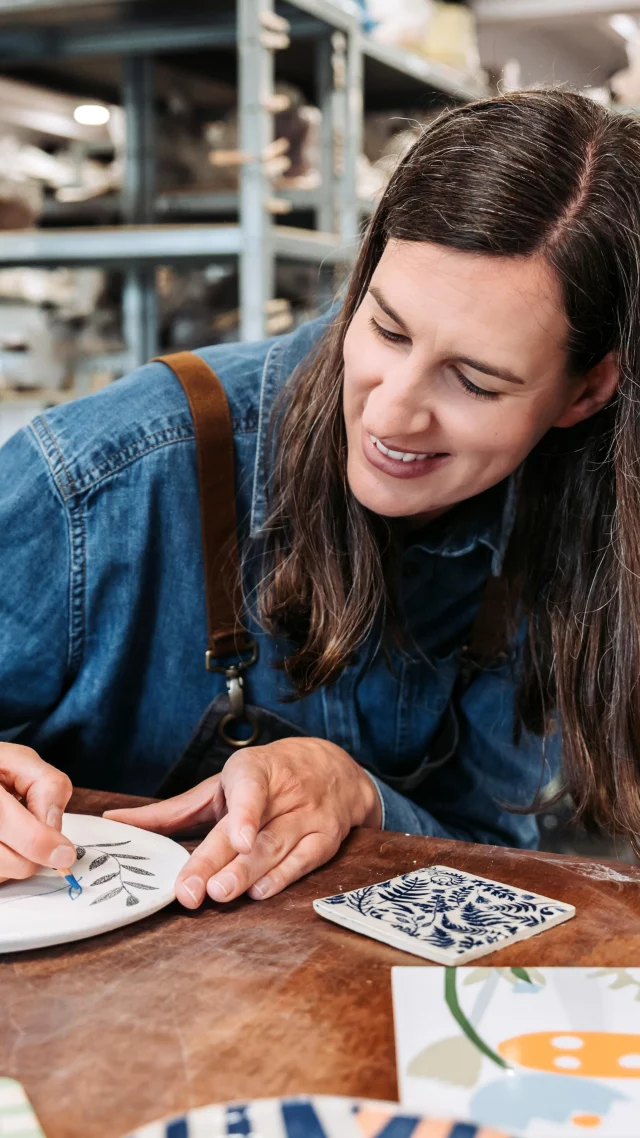 Next up in our team series is @laragorlach - Lara comes from a printed textiles background and is now immersed in the wonderful world of clay!