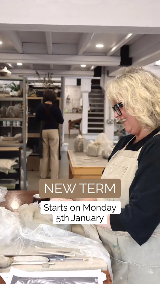 Not long to go now! Looking forward to getting back to the studio next week as our Spring term classes start on Monday. Just a very few spaces still available, so head to theclay.studio if you are keen to join us!