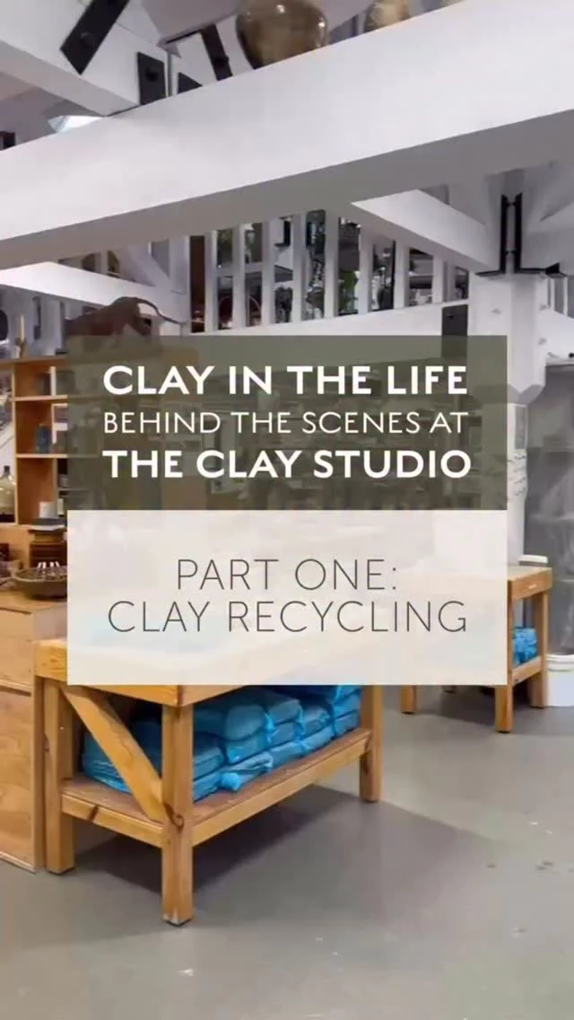 As the first in our ‘Clay In The Life’ series, our technicians Cellan and Stella walk us through the reclaim process. 
Any clean, leftover raw clay used by students is carefully processed and returned to life as smooth, reusable clay, ready for the next creation.