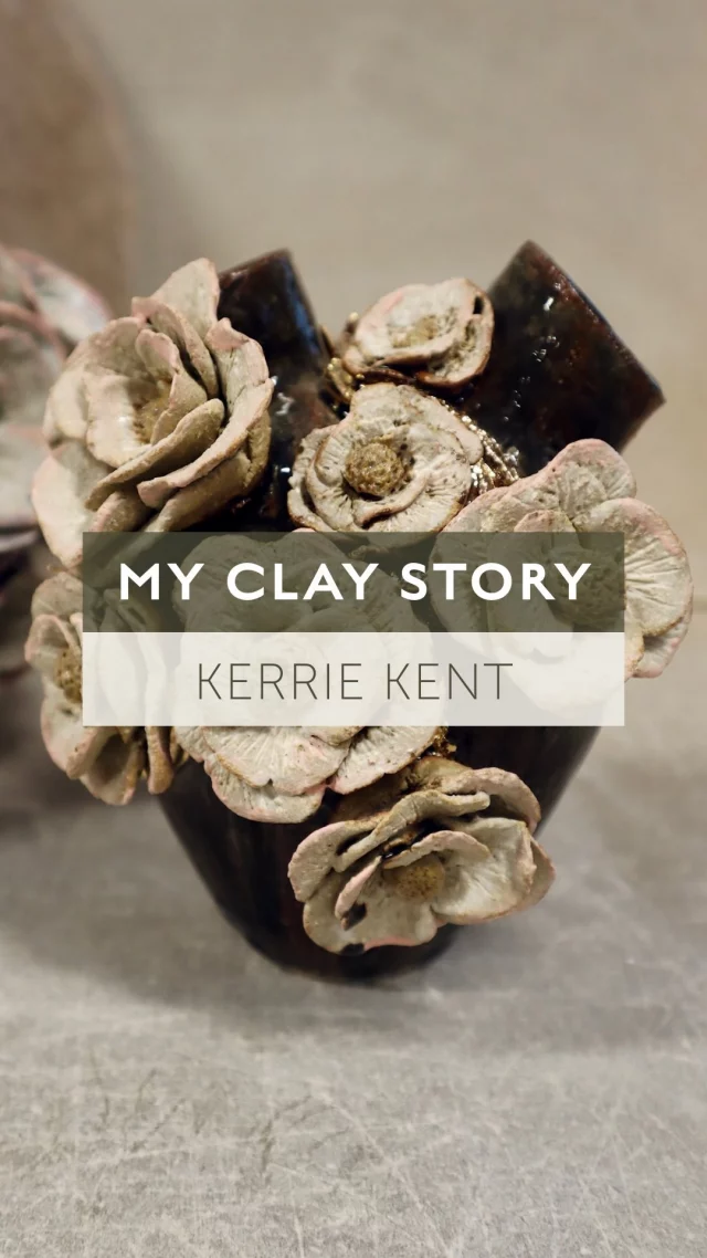 Our next student spotlight takes a look at the story of Kerrie aka @goldheartedclub 🫀
Kerrie’s story of how she came to working with clay is unique and remarkable, and one that we’re proud to share.
