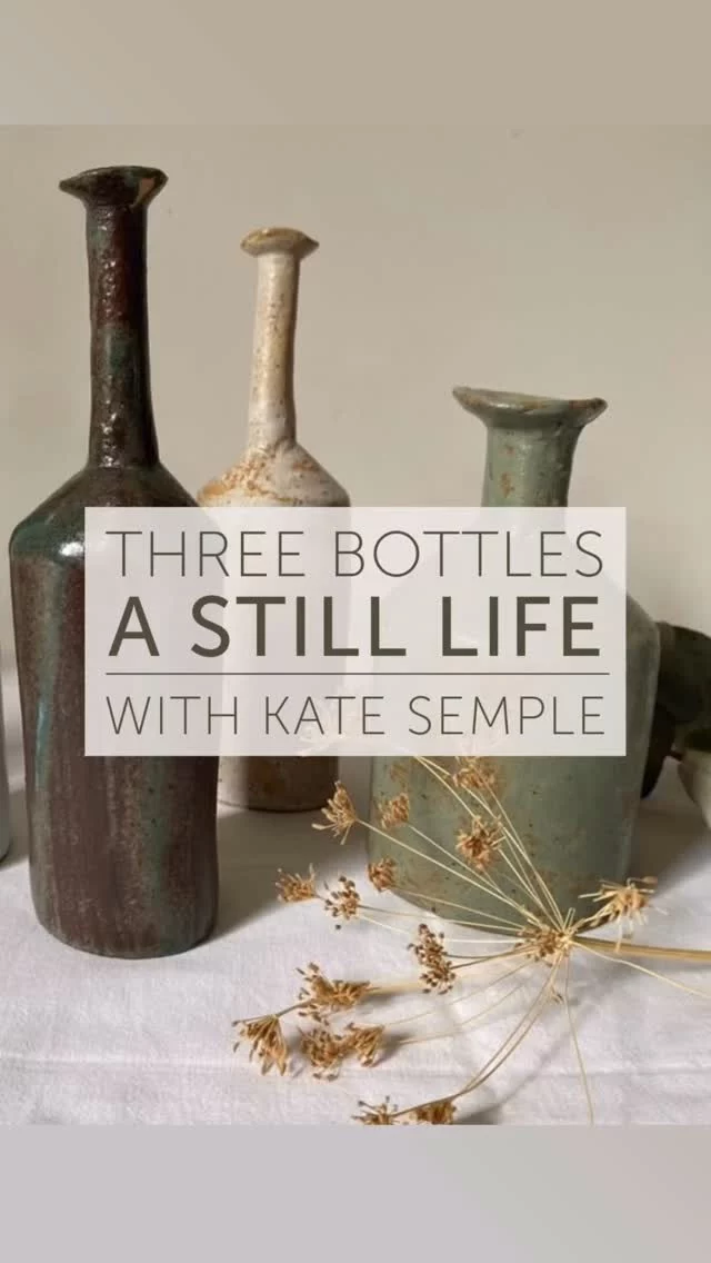 We are delighted to be welcoming ceramicist Kate Semple to host this workshop on Saturday 9th May. 
Learn how Kate creates emotive vessels, reminiscent of an artist’s still life, thinking about how the forms interact and the shadows they create.
Working with rolled out slabs of clay, she will be  sharing her techniques to study form and construct a harmonious trio of bottles. 
Choose from the morning or afternoon session, with limited spaces available, it’s a good idea to book soon. Head to theclay.studio to find out more info. Link in bio.
