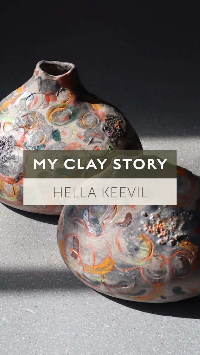 From her upbringing in El Salvador to the nature that now inspires her work, next in our My Clay Story series is @hellakeevilceramics 
Thank you, Hella, for taking part!