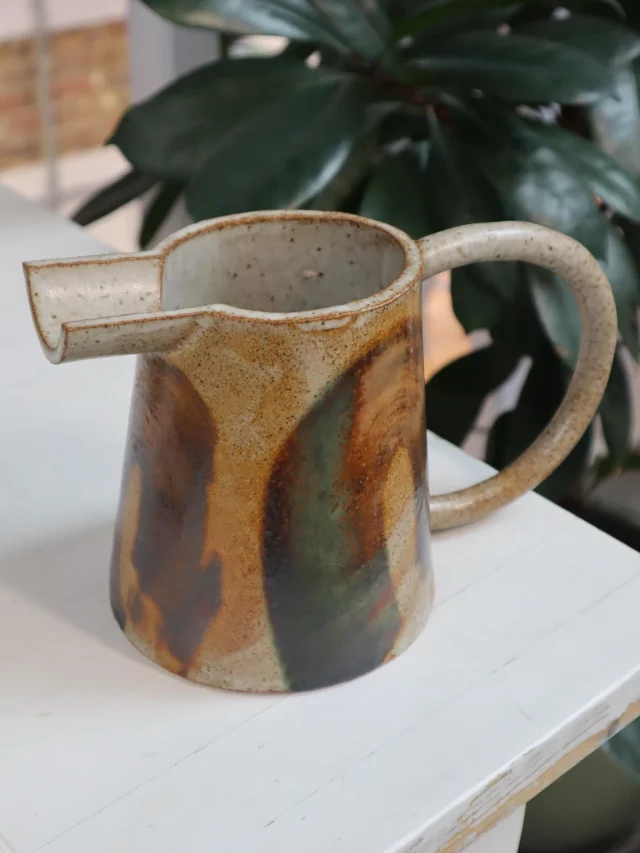 Need some inspiration for your next jug? Here’s a couple fresh out of the studio lately.
Our project this term is jugs and carafes, so it’s great to see what you all create.