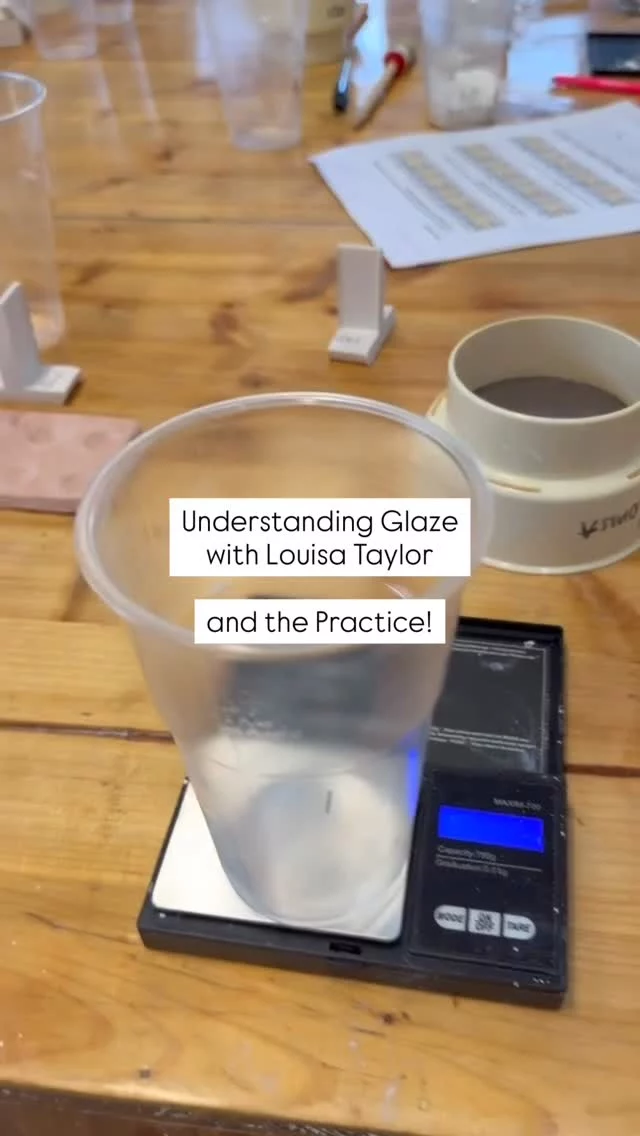 The practical element of the one day glaze workshop with Louisa Taylor @louisataylorceramics 
This is where the magic happens!
Louisa will be back in October with us to lead this workshop again. Head over to our website theclay.studio to book your space!
