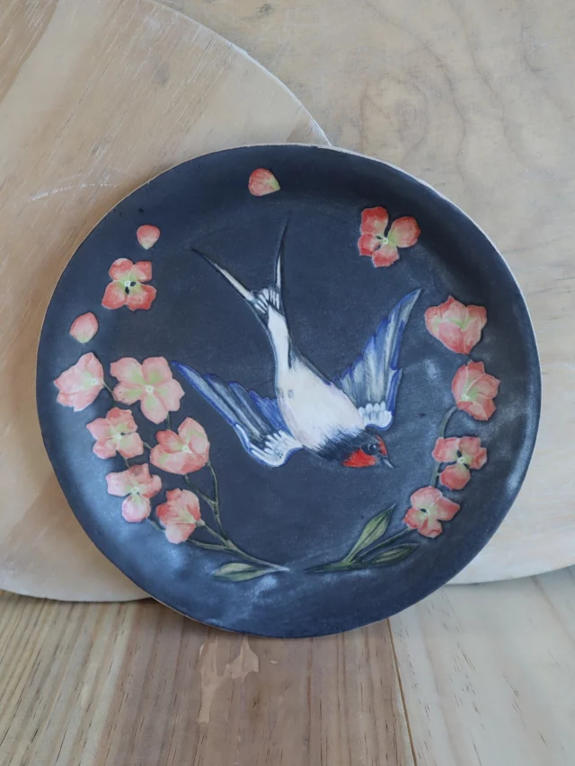 Three very different approaches to illustrating birds, all absolutely gorgeous.  Our weekly potters are such a talented and creative bunch!