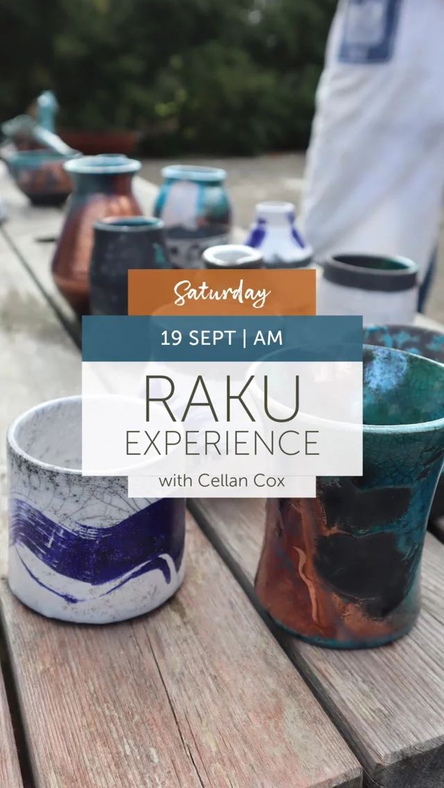 Raku returns in September with a half day Raku Experience led by our lead tech Cellan @_cellan_ 
In this rapid firing process ceramics are rapidly fired to 1000◦C. Taken from the kiln glowing hot, the pots are then placed into organic matter and starved of oxygen to create vibrant colours and surface effects.
No previous experience needed for this introductory workshop, we can even supply the pots, but if you have your own bisque then up to three pieces can be fired during this session. 
When: Saturday 19 September 9.30am - 1pm
Where: The Clay Studio, TN22 4DB
Head to theclay.studio for all the info - link in bio.