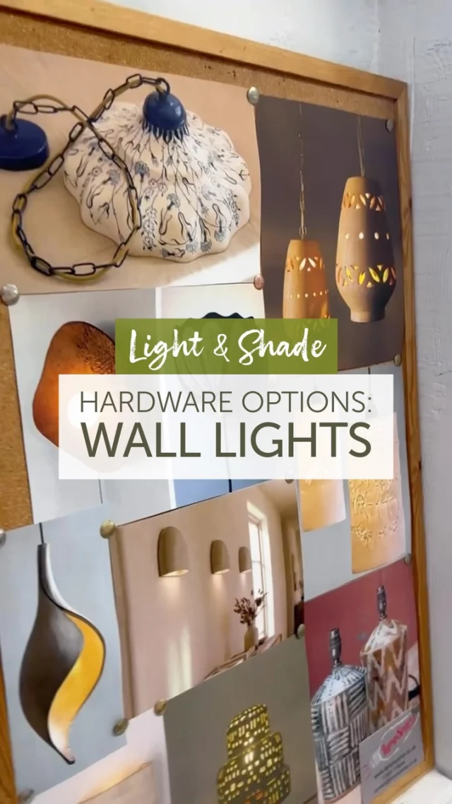 For the last part in this series, Cellan discusses wall lights and what to bear in mind when when planning the fittings. 
Our optional theme this term for our makers is ‘Light & Shade’, covering all aspects of ceramic lighting possibilities. Cellan took a trip down to see the very helpful Lampspares @lampspares to see their ranges and get advice on what hardware would be useful for these projects. 
Lots of lamps are starting to take shape in the classes now, so exciting!
……
Please note, this is not a promo or paid partnership, we just like Lampspares.