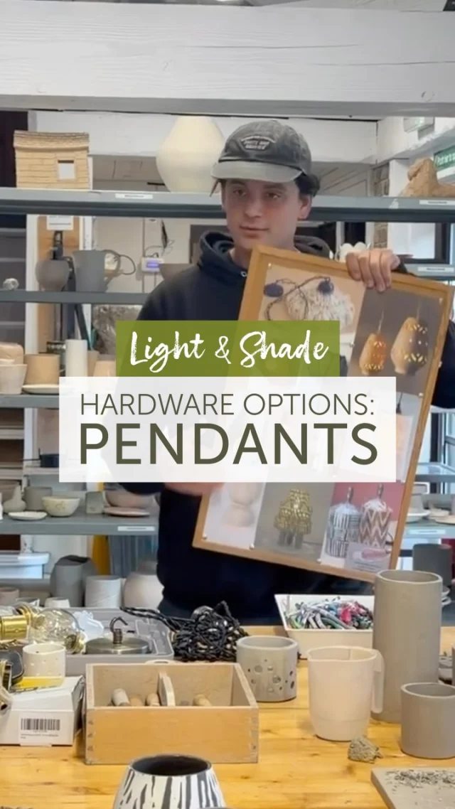 Part two of Cellan’s talk on lighting hardware practicalities for our weekly class theme of Light & Shade. 
Thanks to Lampspares for their advice.
What would you make? Ceiling pendant, table lamp or wall light. 
….. 
Please note, this is not a promo or paid partnership, we just like Lampspares.